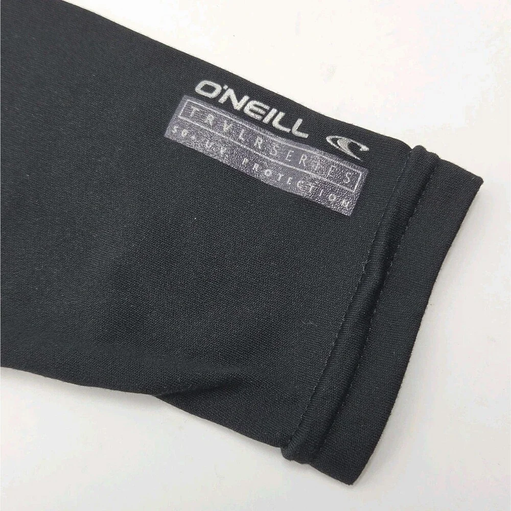 O'Neill Shirt Rash Guard TRVLR Series Men Large UPF 50 Swim Surf Black Long Slv